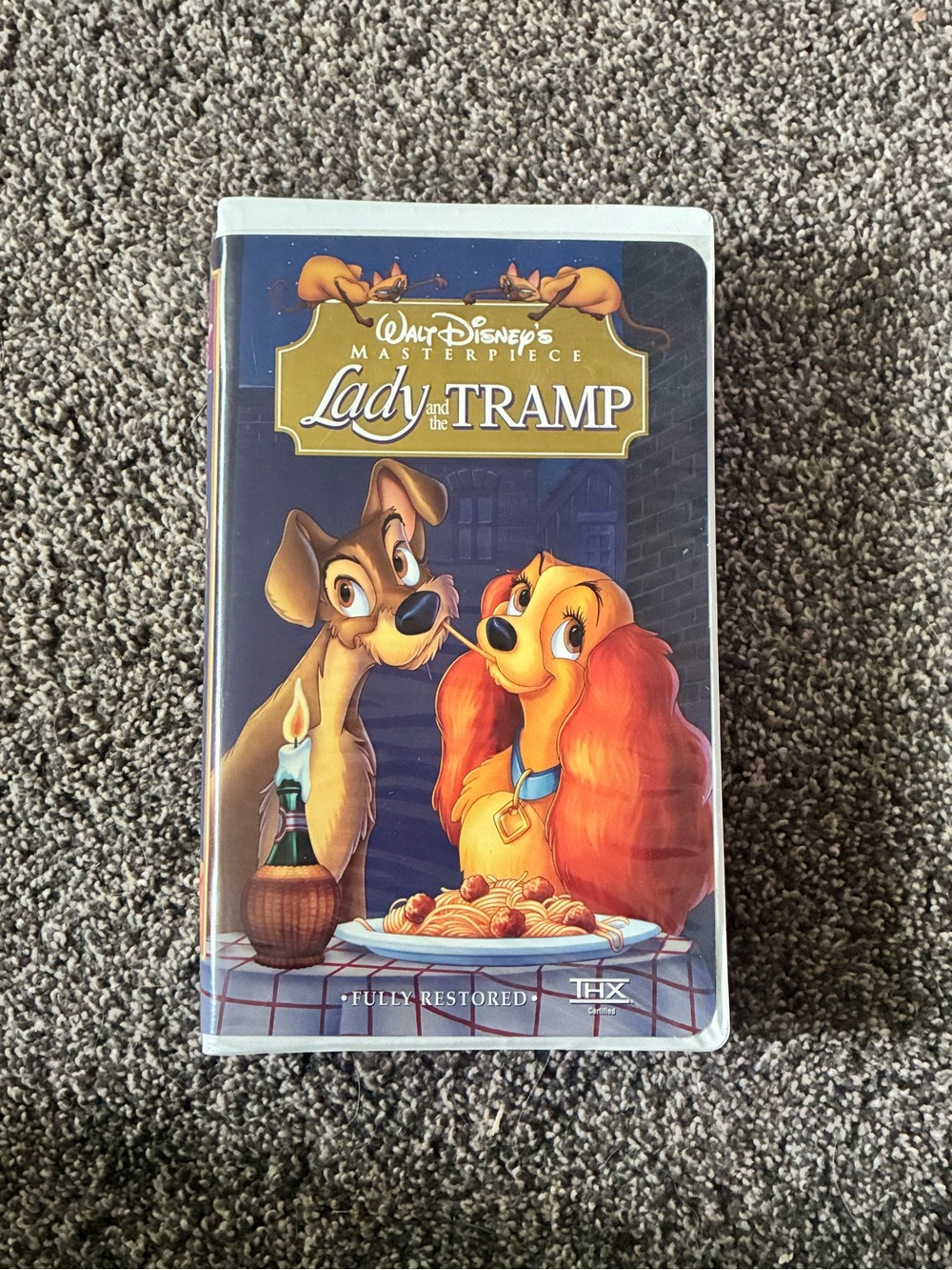 Walt Disney’s Masterpiece Lady and the Tramp- 1998 Clamshell VHS
